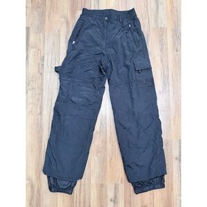 Obermeyer‎ Women's Snow Ski Pants Black Size 8 Waterproof Nylon Outdoor